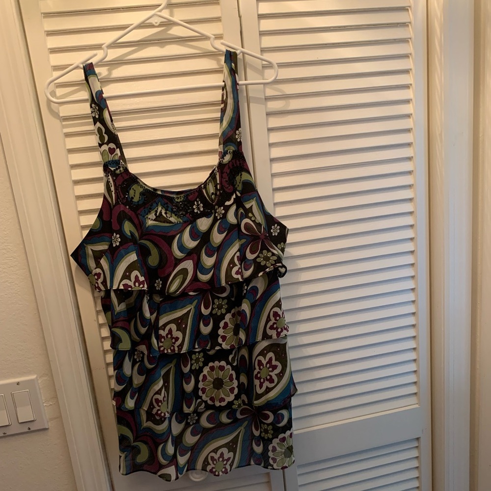 Ruffled Tank top, Lane Bryant 22W